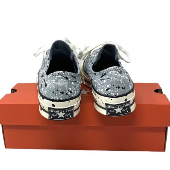 Converse Chuck 70 Sneakers Low Top For Men Black Ash Stone Shoes Canvas A01172C - Picture 7 of 10